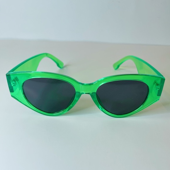 Neon Green Sunglasses - Picture 1 of 4